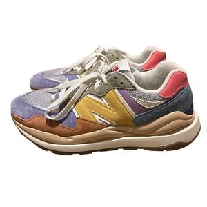 New Balance 57/40 Silver Mink Blue Colorful Lace-Up Sneakers - Women’s Size 10B